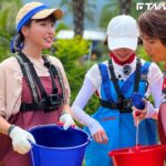 峮峮、蔡黃汝太狠了!徒手狂抓蝦獲封蝦后 嗨喊:蝦爆